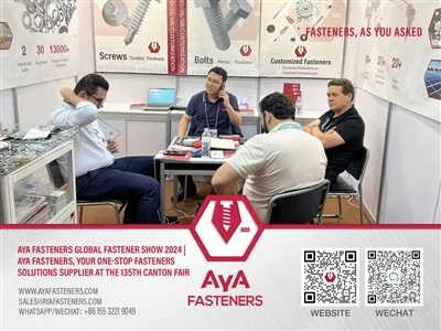 AYA FASTENERS Global Fastener Show 2024|AYA Fasteners, il tuo fornitore unico...